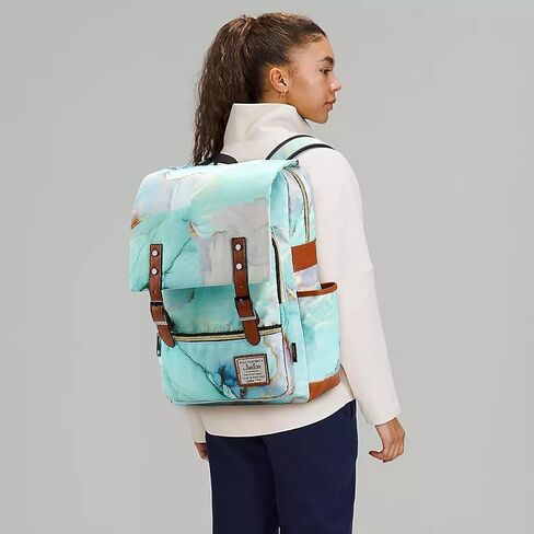 Slim Laptop Backpack College Student School Bag Travel Rucksack Daypack Cow in Kuwait