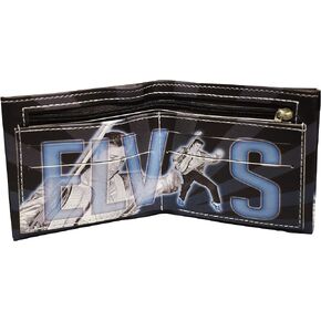 Midsouth Products Elvis Presley Foldable Wallet - Blue Suede Shoes, Multicolored, Medium in Saudi Arabia