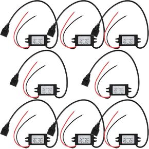 Weewooday 1 Pcs 12v to 5v USB DC Converter Adapter Car Power Regulator in Kuwait