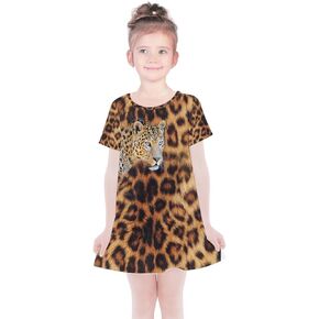 PattyCandy Girls Fun Zoo Animals Sleeveless Dress & Cotton Short Sleeve Dress for 2-13 Years