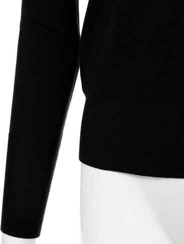 JJ Perfection Women's Stretch Knit Turtle Neck Long Sleeve Pullover Sweater in Kuwait
