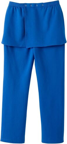 Silvert's Adaptive Clothing & Footwear Women’s Petite Open Back Fleece Pant - Navy 2XL in Saudi Arabia