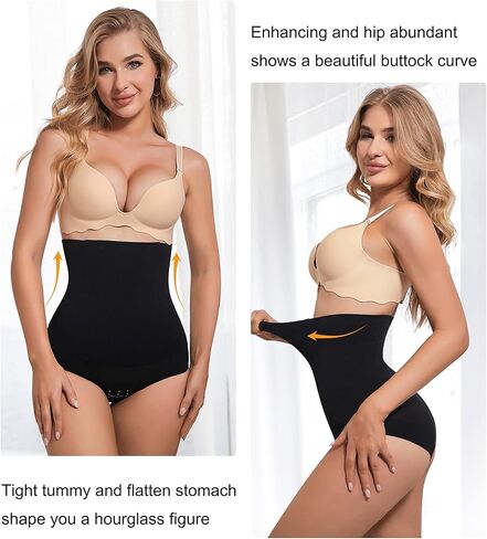 ملابس داخلية للنساء من Gotoly، سراويل داخلية للتحكم في البطن، بدون خياطة عالية الخصر، رافعة للمؤخرة، مدرب خصر قصير، حزام تشكيل الجسم in Kuwait