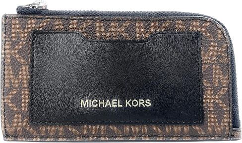 Michael Kors L Zip Wallet (Brown/Black) in Saudi Arabia