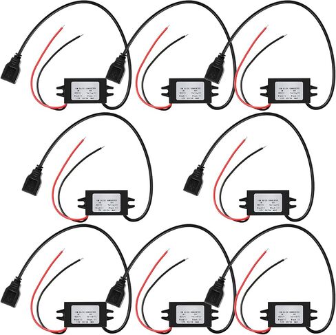 Weewooday 1 Pcs 12v to 5v USB DC Converter Adapter Car Power Regulator in Kuwait