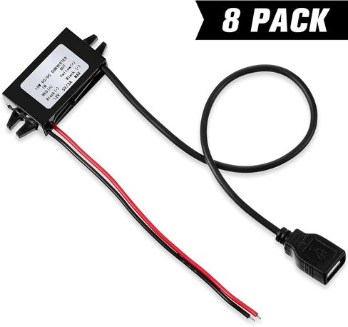 Weewooday 1 Pcs 12v to 5v USB DC Converter Adapter Car Power Regulator in Kuwait