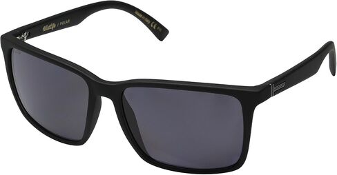 نظارات شمسية VonZipper Lesmore باللون الأسود غير اللامع مع عدسات مستقطبة باللون الرمادي العتيق للحياة البرية in Saudi Arabia