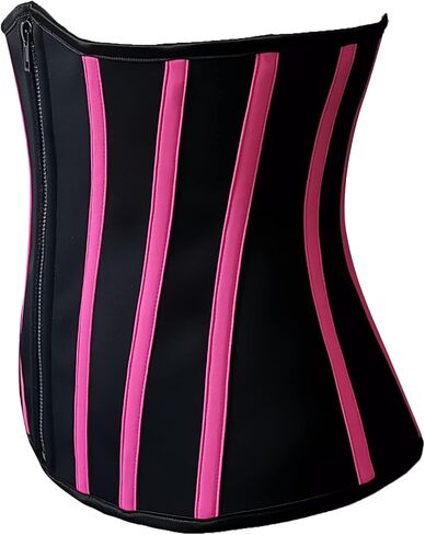 RZY Women's Underbust Latex Sport Girdle Waist Trainer Corsets Hourglass Body Shaper with Steel Bones Extender in Saudi Arabia