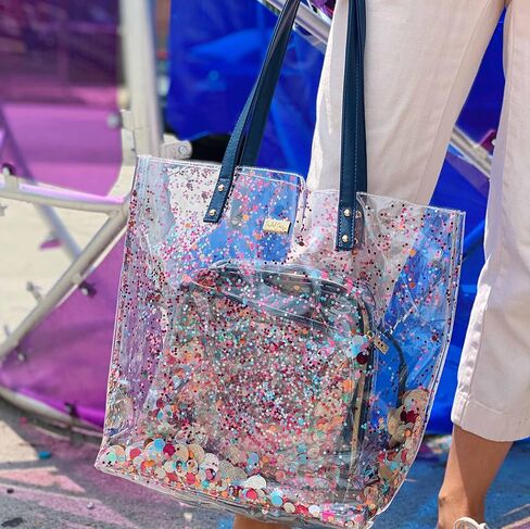 حقيبة حمل للحفلات - حقيبة كتف صغيرة أنيقة للنساء والفتيات - مظهر عصري للسفر والعمل المدرسي والشاطئ in Kuwait