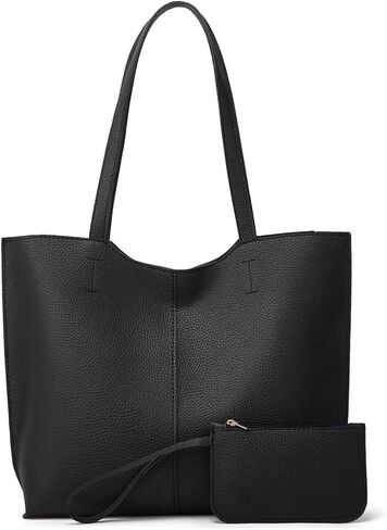 حقائب يد Ashioup للنساء مع مجموعة محفظة صغيرة من الجلد الصناعي وحقيبة كتف بسحاب in Kuwait