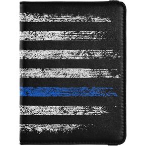 Passport Holder Cover Wallet Vaccine Card Holder Leather Card Case Soccer Or Football Sports Travel Document Organizer