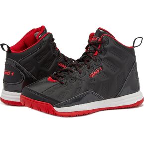 AND1 Showout Girls & Boys Basketball Shoes Kids, Boys High Top Sneakers, Youth Size 1 to 7 Kids Basketball Shoes Boys