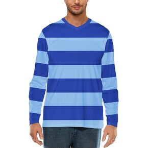 AOBUTE Mens Mardi Gras Shirts Long Sleeve Carnival Fat Tuesday Pullover Top