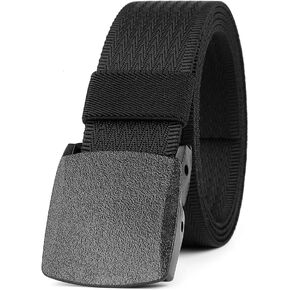 JASGOOD Nylon Canvas Breathable Military Tactical Men Waist Belt With Plastic Buckle