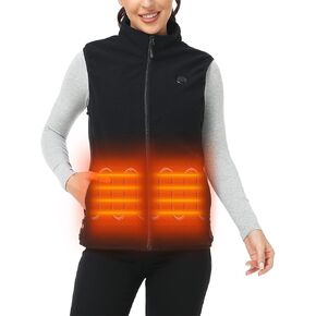 HEWINZE Men's/Women's Heated Vest Fleece - Electric Heating Vest for Men/Women with Battery Pack Included