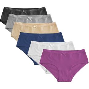 Popular Girls Underwear Hipster Panty - Soft Cotton Panties Underwear for Girls & Teen Size 7-14 - Multipack