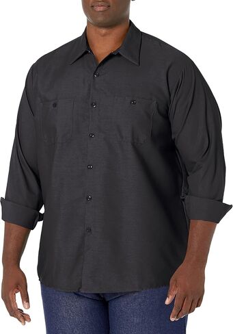 Red Kap Men's Industrial Long Sleeve Work Shirt in Kuwait