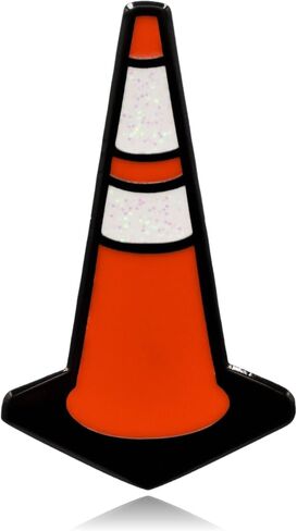 Clayton Jewelry Labs - Traffic Cone Enamel Pin in Kuwait