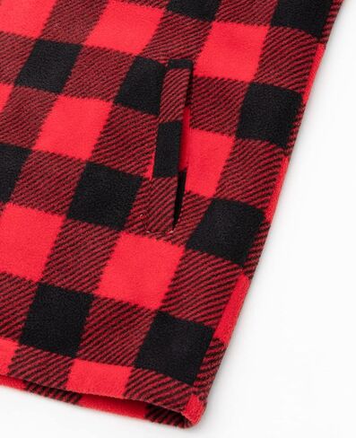 جاكيت بغطاء للرأس مبطن بالصوف للرجال من ThCreasa، جاكيت منقوش بأكمام طويلة مع جيوب لليد in Kuwait