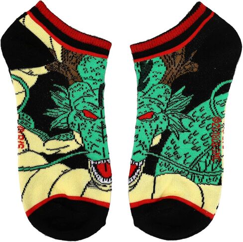 Bioworld Dragon Ball Mixed Icon and Character Close Up 5-Pack Ankle Socks in Saudi Arabia