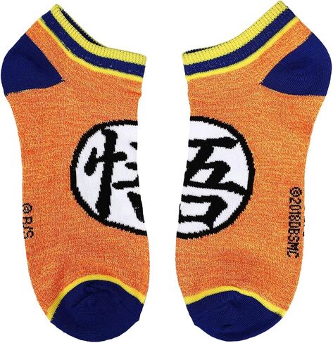 Bioworld Dragon Ball Mixed Icon and Character Close Up 5-Pack Ankle Socks in Saudi Arabia