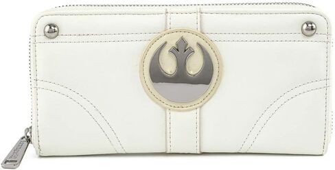 Loungefly Star Wars Princess Leia Hoth Cosplay Zip Around Wallet, Ivory, One Size in Saudi Arabia