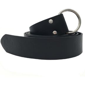 Medieval knight Cosplay Belt Embossed PU Leather O Ring Viking Belt Renaissance Accessories