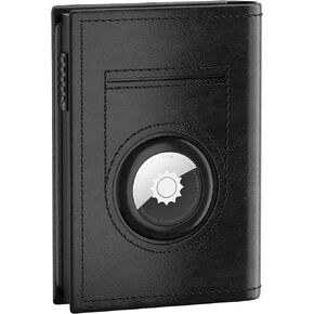 محفظة Meedo الذكية للرجال، محفظة منبثقة للرجال متوافقة مع AirTag، محافظ حامل بطاقات RFID مع إغلاق مغناطيسي، كربون in Kuwait