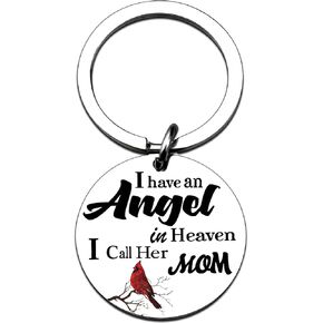 Aisity Memorial Gifts for Loss Of Mother Cardinal Gifts Mom Memorial Gifts Condolence Sympathy Bereavement Gifts for Loss Of Mother Grieving Memorial Gifts Remembrance Gifts Red Cardinal Keychain in Saudi Arabia