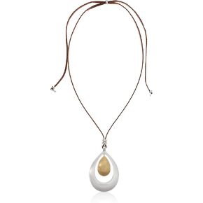 Lucky Brand Two-Tone Pendant Necklace in Kuwait