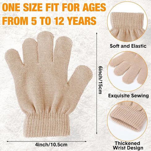 Toulite 100 Pcs Winter Beanies Gloves, Winter Hats Gloves Bulk for Toddler, Gloves and Hats for Kids Bulk, Children Warm Cold Weather Hats for Children School Donation Set in Saudi Arabia