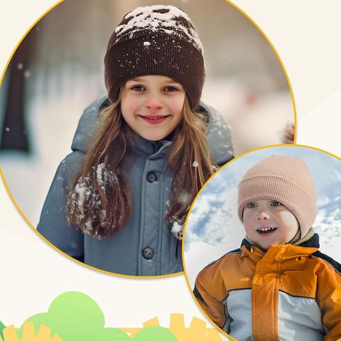 Toulite 100 Pcs Winter Beanies Gloves, Winter Hats Gloves Bulk for Toddler, Gloves and Hats for Kids Bulk, Children Warm Cold Weather Hats for Children School Donation Set in Saudi Arabia
