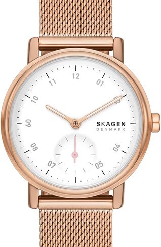 Skagen Kuppel Lille or Riis Lille Minimalist Women's Watch with Stainless Steel Bracelet, Mesh or Leather Band in Kuwait