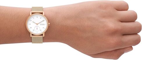 Skagen Kuppel Lille or Riis Lille Minimalist Women's Watch with Stainless Steel Bracelet, Mesh or Leather Band in Kuwait