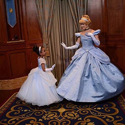 Axaxa Princess Costume for Girls Princess Dress Halloween Fancy Party Dress Princess Dress Up Clothes for Little Girls in Kuwait