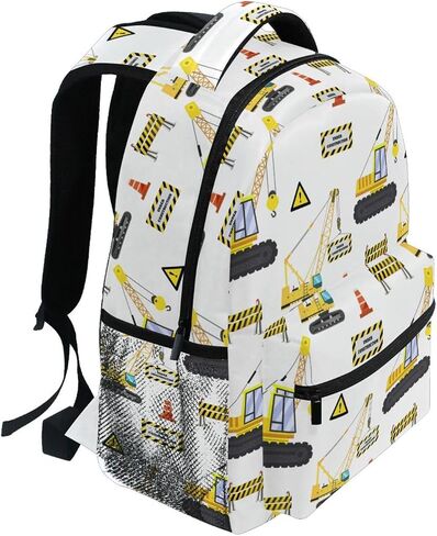 Garbage Trucks Backpack Travel Laptop Backpack Daypacks, Trash Trucks College School Computer Bag Bookbag for Women & Men Outdoor Camping&Fits Up to 14-inch Notebook in Kuwait