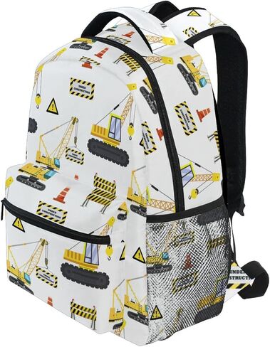 Garbage Trucks Backpack Travel Laptop Backpack Daypacks, Trash Trucks College School Computer Bag Bookbag for Women & Men Outdoor Camping&Fits Up to 14-inch Notebook in Kuwait