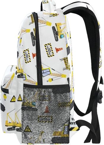 Garbage Trucks Backpack Travel Laptop Backpack Daypacks, Trash Trucks College School Computer Bag Bookbag for Women & Men Outdoor Camping&Fits Up to 14-inch Notebook in Kuwait