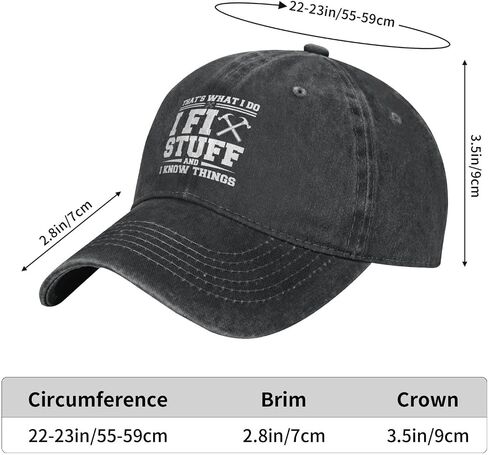 I Fix Stuff and I Know Things Hat for Men I Fix Stuff Hat Cool Stuff Hat for Men Funny in Kuwait