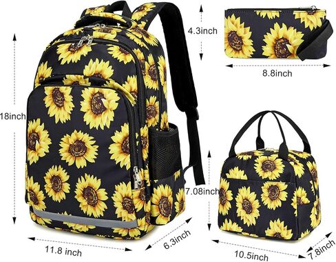 حقيبة ظهر مدرسية للفتيات من BTOOP حقيبة مدرسية لطيفة لمجموعة حقيبة ظهر للكمبيوتر المحمول مقاس 15 بوصة in Kuwait