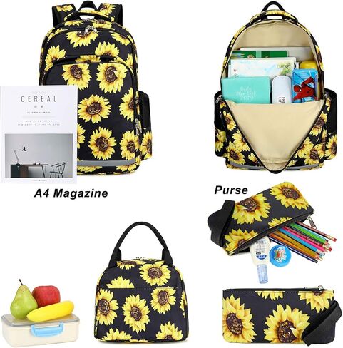 حقيبة ظهر مدرسية للفتيات من BTOOP حقيبة مدرسية لطيفة لمجموعة حقيبة ظهر للكمبيوتر المحمول مقاس 15 بوصة in Kuwait