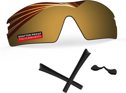 عدسات بديلة مستقطبة من البولي كربونات iLikeo PRO+ لنظارات Oakley Radar Path الشمسية - أحمر ناري in Kuwait