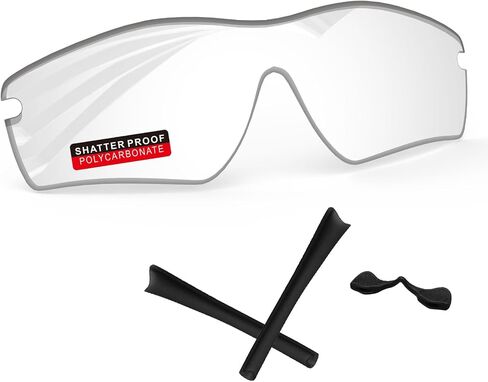 عدسات بديلة مستقطبة من البولي كربونات iLikeo PRO+ لنظارات Oakley Radar Path الشمسية - أحمر ناري in Kuwait