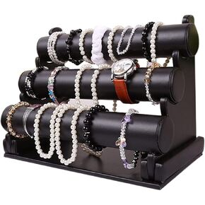 Triple Tier Jewery Display Removable Bracelet Holder Jewelry Stand Necklace Stand Jewelry Towers and Watch Holder for Home Organization in Kuwait