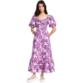 فستان طويل بطبعة زهور للنساء من English Factory in Kuwait