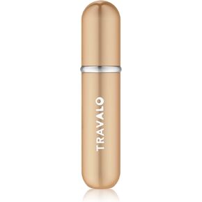 Travalo Classic HD Perfume Atomizer | Genie-S TSA Approved Travel Perfume Bottle Refillable | Reusable Airtight Easy-Fill Mini Pump Sprayer | Lightweight Elegant Design w/Volume Window | Black 0.17oz in Saudi Arabia