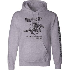 سترة Winchester الرسمية للرجال Vintage Rider Classic Fleece Hoodie (عادي - مقاس 3XL) in Kuwait