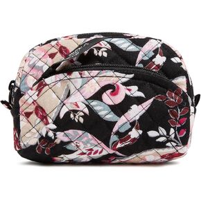Vera Bradley Women's Cotton Mini Cosmetic Makeup Organizer Bag