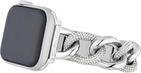 Michael Kors Band for Apple Watch; Stainless Steel Smart Watch Bands for Women; Compatible with Apple Watch 38mm, 40mm, 41mm in Kuwait