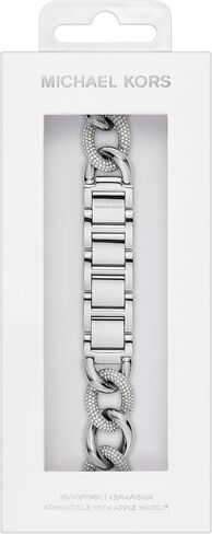 Michael Kors Band for Apple Watch; Stainless Steel Smart Watch Bands for Women; Compatible with Apple Watch 38mm, 40mm, 41mm in Kuwait